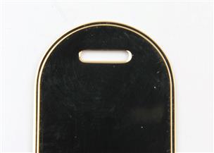 Louis Vuitton Plaque Porte Adresse Luggage Tag Acceptable